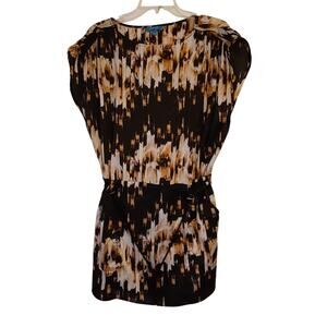 Derek Lam X Design Nation Tunic Blouse Small Belted Lightweight